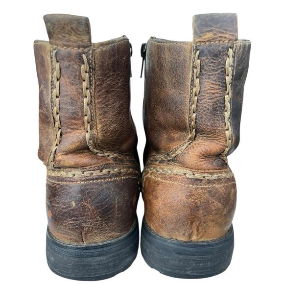 Bed Stu Mens Revolution Brown Distressed Chelsea Boots Size US 9.5 - Picture 8 of 11